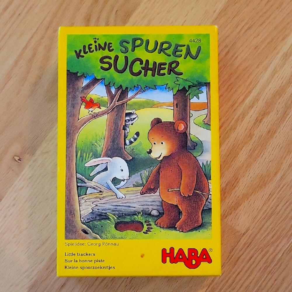 HABA Little Trackers Puzzle Game - Yellow